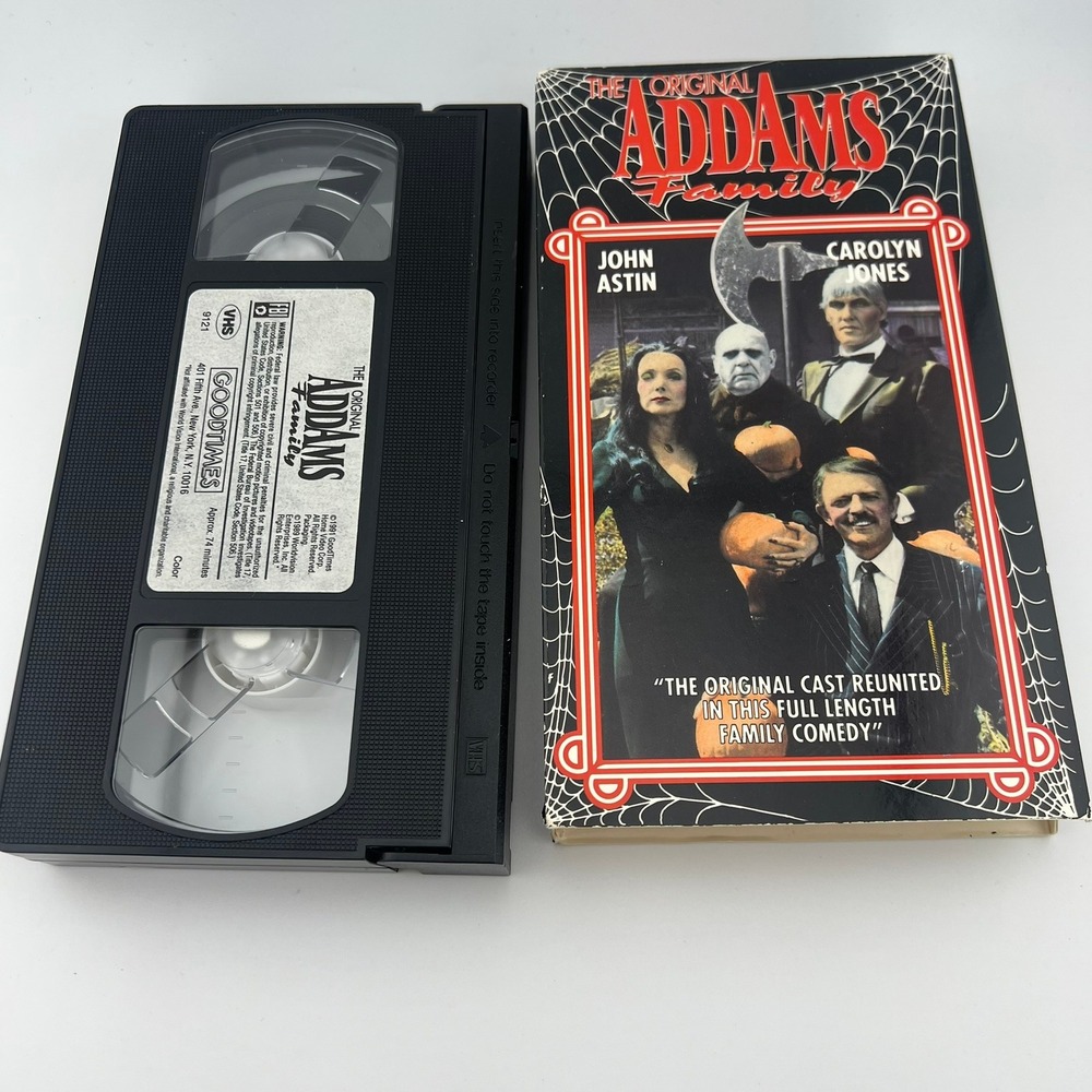 The Original Addams Family VHS 1991 GoodTimes 9121 Halloween Comedy